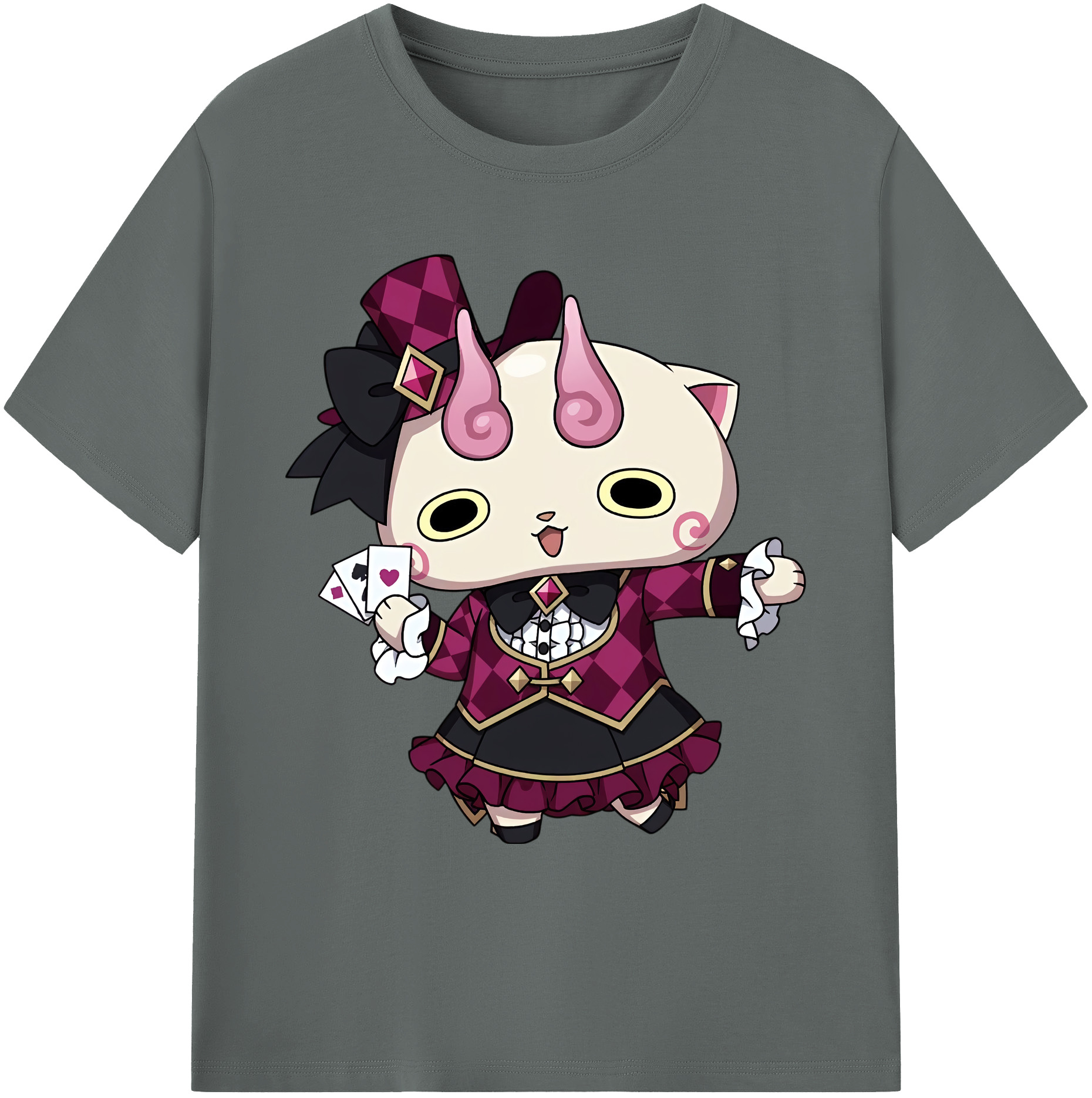 （画像用） 妖怪ウォッチ Yo-kai Watch 綿100％ メンズ半袖Tシャツ｜肌触りやわらか＆通気性